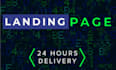 create responsive landing page