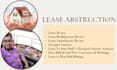 prepare template for lease abstraction and abstract the leases