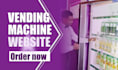 design vending website , atm, vending machine website with wordpress or wix