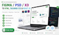 convert figma PSD or xd to react js with tailwind CSS