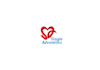 create a cool heart shaped pretty cool logo