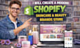 create a modern shopify store for skincare and beauty brands