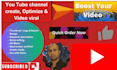 create, viral and optimize youtube channel