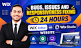 fix wix bugs, wix issues, wix studio responsiveness, wix website problems errors