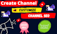 create manage and seo your youtube channel