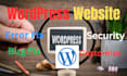 solved wordpress website error, bug fixing and  cyber attack