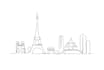 draw continuous single line art animations