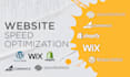 speed up shopify wix wordpress websites with improved google pagespeed gtmetrix