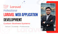 build a secure laravel web application with admin panel