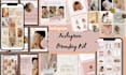create a professional instagram branding kit design for your need