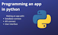 design your desktop app in python