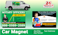 design a creative van, car magnets sign for you