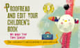 proofread and edit your children book