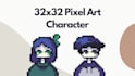 create 32x32 pixel art character