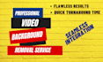 do professional video background removal service