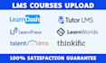 upload lms course on your elearning website