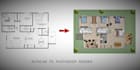 professionally render 2d floor plan in photoshop