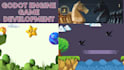 develop 2d game design using godot engine and renpy engine