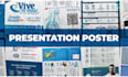 make a scietific poster or powerpoint presentation