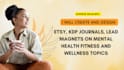 create etsy, amazon KDP journal, workbook on mental health and wellness