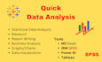 do spss and excel data analysis