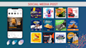 design social media posts, instagram posts, ads, banners