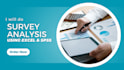 do expert survey data analysis using spss