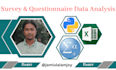do survey and questionnaire data analysis using spss excel python