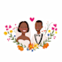 draw a cute couple or family portrait
