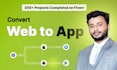 convert web to app, site to webview app and publish apps on stores