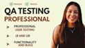 test and QA your website or app for bugs and usability