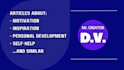 write content about motivation, inspiration, self help and self development