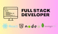 develop full stack web apps using react js and node js