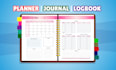 design custom planner, journal, calender, tracker, and logbook