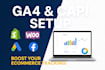 ecommerce tracking in ga4, facebook events, fb conversion API or capi