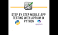 do android app automation and app data scraping