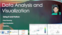 do data analysis and visualization using r and python