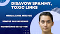 disavow bad backlinks, remove negative SEO, spammy toxic links