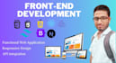 be your front end developer react, next js, redux, html  css