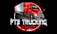 design trucking business,towing,transport,truck logo