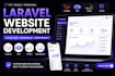 develop a responsive website using laravel PHP and mysql