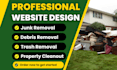 make well designed junk removal website