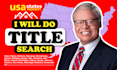 do property title search