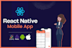 develop react native mobile app for android and ios