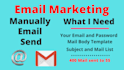 send emails manually, one by one