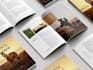 design creative visual ebook or magazine book layout