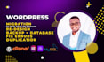 backup and migrate wordpress website to a new host in 1 hour