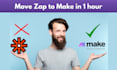 move zapier flow to make integromat easily