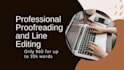 extensively edit and proofread your novel or ebook