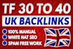 build 600 high authority tf uk dofollow seo backlinks